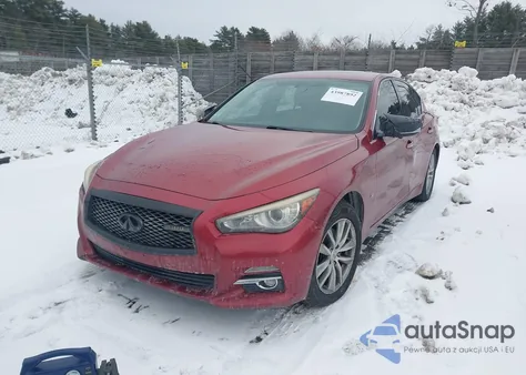 2014 Infiniti Q50 Premium z USA, uszkodzony, nr VIN JN1BV7AR4EM681749